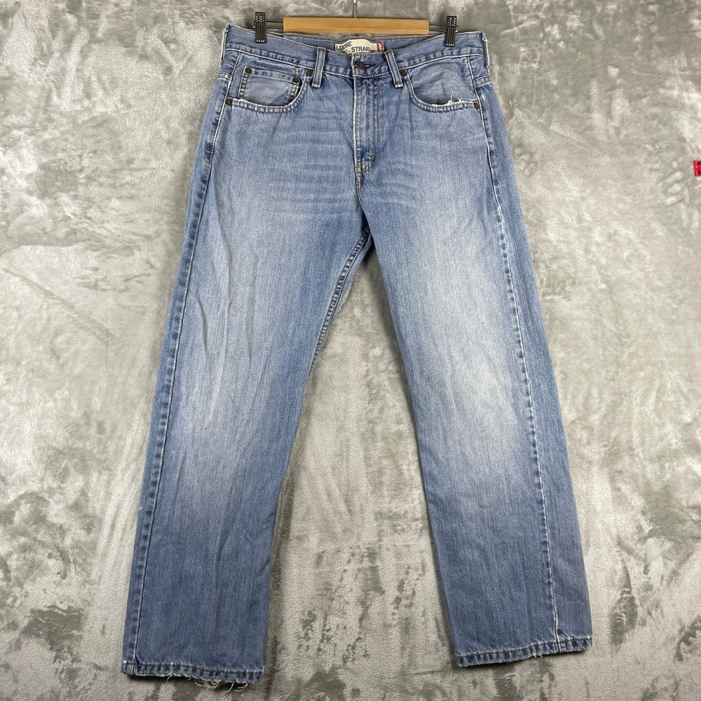 Vintage Y2K Levis 569 Jeans 32x30 Loose Straight Jeans Baggy Denim Faded Skater